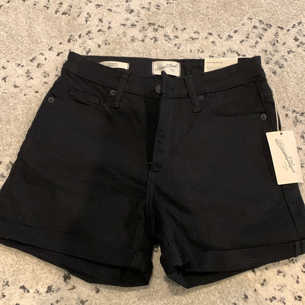 High Rise Midi Shorts